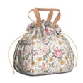 thumbnail image 1 of Pioneer Flower Floral Print Pattern Drawstring Lunch Bag Women - Drawstring Lunch Bag Insulated for Work Office - Stain-Resistant Large Lunchbags for Women with Multi-Pockets, 1 of 6