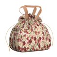 thumbnail image 1 of Pioneer Flower Floral Print Pattern Drawstring Lunch Bag Women - Drawstring Lunch Bag Insulated for Work Office - Stain-Resistant Large Lunchbags for Women with Multi-Pockets, 1 of 6