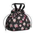 thumbnail image 1 of Pioneer Flower Floral Print Pattern Drawstring Lunch Bag Women - Drawstring Lunch Bag Insulated for Work Office - Stain-Resistant Large Lunchbags for Women with Multi-Pockets, 1 of 6