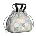 thumbnail image 1 of Pioneer Flower Floral Print Pattern Drawstring Lunch Bag Women - Drawstring Lunch Bag Insulated for Work Office - Stain-Resistant Large Lunchbags for Women with Multi-Pockets, 1 of 6