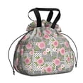 thumbnail image 1 of Pioneer Flower Floral Print Pattern Drawstring Lunch Bag Women - Drawstring Lunch Bag Insulated for Work Office - Stain-Resistant Large Lunchbags for Women with Multi-Pockets, 1 of 6
