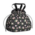 thumbnail image 1 of Pioneer Flower Floral Print Pattern Drawstring Lunch Bag Women - Drawstring Lunch Bag Insulated for Work Office - Stain-Resistant Large Lunchbags for Women with Multi-Pockets, 1 of 6