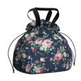 thumbnail image 1 of Pioneer Flower Floral Print Pattern Drawstring Lunch Bag Women - Drawstring Lunch Bag Insulated for Work Office - Stain-Resistant Large Lunchbags for Women with Multi-Pockets, 1 of 6