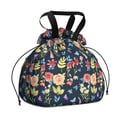 thumbnail image 1 of Pioneer Flower Floral Print Pattern Drawstring Lunch Bag Women - Drawstring Lunch Bag Insulated for Work Office - Stain-Resistant Large Lunchbags for Women with Multi-Pockets, 1 of 6
