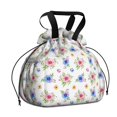 thumbnail image 1 of Pioneer Flower Floral Print Pattern Drawstring Lunch Bag Women - Drawstring Lunch Bag Insulated for Work Office - Stain-Resistant Large Lunchbags for Women with Multi-Pockets, 1 of 6
