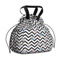 thumbnail image 1 of Pioneer Flower Floral Print Pattern Drawstring Lunch Bag Women - Drawstring Lunch Bag Insulated for Work Office - Stain-Resistant Large Lunchbags for Women with Multi-Pockets, 1 of 6