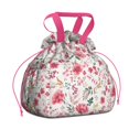 thumbnail image 1 of Pioneer Flower Floral Print Pattern Drawstring Lunch Bag Women - Drawstring Lunch Bag Insulated for Work Office - Stain-Resistant Large Lunchbags for Women with Multi-Pockets, 1 of 6