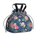 thumbnail image 1 of Pioneer Flower Floral Print Pattern Drawstring Lunch Bag Women - Drawstring Lunch Bag Insulated for Work Office - Stain-Resistant Large Lunchbags for Women with Multi-Pockets, 1 of 6