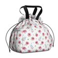 thumbnail image 1 of Pioneer Flower Floral Print Pattern Drawstring Lunch Bag Women - Drawstring Lunch Bag Insulated for Work Office - Stain-Resistant Large Lunchbags for Women with Multi-Pockets, 1 of 6