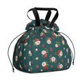 thumbnail image 1 of Pioneer Flower Floral Print Pattern Drawstring Lunch Bag Women - Drawstring Lunch Bag Insulated for Work Office - Stain-Resistant Large Lunchbags for Women with Multi-Pockets, 1 of 6