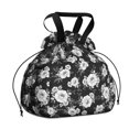 thumbnail image 1 of Pioneer Flower Floral Print Pattern Drawstring Lunch Bag Women - Drawstring Lunch Bag Insulated for Work Office - Stain-Resistant Large Lunchbags for Women with Multi-Pockets, 1 of 6