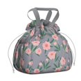 thumbnail image 1 of Pioneer Flower Floral Print Pattern Drawstring Lunch Bag Women - Drawstring Lunch Bag Insulated for Work Office - Stain-Resistant Large Lunchbags for Women with Multi-Pockets, 1 of 6
