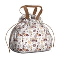 thumbnail image 1 of Pioneer Flower Floral Print Pattern Drawstring Lunch Bag Women - Drawstring Lunch Bag Insulated for Work Office - Stain-Resistant Large Lunchbags for Women with Multi-Pockets, 1 of 6