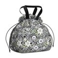 thumbnail image 1 of Pioneer Flower Floral Print Pattern Drawstring Lunch Bag Women - Drawstring Lunch Bag Insulated for Work Office - Stain-Resistant Large Lunchbags for Women with Multi-Pockets, 1 of 6