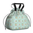 thumbnail image 1 of Pioneer Flower Floral Print Pattern Drawstring Lunch Bag Women - Drawstring Lunch Bag Insulated for Work Office - Stain-Resistant Large Lunchbags for Women with Multi-Pockets, 1 of 6