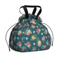 thumbnail image 1 of Pioneer Flower Floral Print Pattern Drawstring Lunch Bag Women - Drawstring Lunch Bag Insulated for Work Office - Stain-Resistant Large Lunchbags for Women with Multi-Pockets, 1 of 6