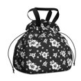 thumbnail image 1 of Pioneer Flower Floral Print Pattern Drawstring Lunch Bag Women - Drawstring Lunch Bag Insulated for Work Office - Stain-Resistant Large Lunchbags for Women with Multi-Pockets, 1 of 6