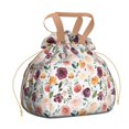 thumbnail image 1 of Pioneer Flower Floral Print Pattern Drawstring Lunch Bag Women - Drawstring Lunch Bag Insulated for Work Office - Stain-Resistant Large Lunchbags for Women with Multi-Pockets, 1 of 6