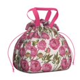 thumbnail image 1 of Pioneer Flower Floral Print Pattern Drawstring Lunch Bag Women - Drawstring Lunch Bag Insulated for Work Office - Stain-Resistant Large Lunchbags for Women with Multi-Pockets, 1 of 6