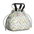 thumbnail image 1 of Pioneer Flower Floral Print Pattern Drawstring Lunch Bag Women - Drawstring Lunch Bag Insulated for Work Office - Stain-Resistant Large Lunchbags for Women with Multi-Pockets, 1 of 6