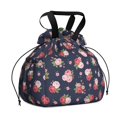 thumbnail image 1 of Pioneer Flower Floral Print Pattern Drawstring Lunch Bag Women - Drawstring Lunch Bag Insulated for Work Office - Stain-Resistant Large Lunchbags for Women with Multi-Pockets, 1 of 6