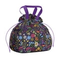 thumbnail image 1 of Pioneer Flower Floral Print Pattern Drawstring Lunch Bag Women - Drawstring Lunch Bag Insulated for Work Office - Stain-Resistant Large Lunchbags for Women with Multi-Pockets, 1 of 6