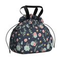 thumbnail image 1 of Pioneer Flower Floral Print Pattern Drawstring Lunch Bag Women - Drawstring Lunch Bag Insulated for Work Office - Stain-Resistant Large Lunchbags for Women with Multi-Pockets, 1 of 6