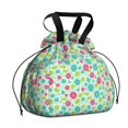 thumbnail image 1 of Pioneer Flower Floral Print Pattern Drawstring Lunch Bag Women - Drawstring Lunch Bag Insulated for Work Office - Stain-Resistant Large Lunchbags for Women with Multi-Pockets, 1 of 6