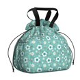 thumbnail image 1 of Pioneer Flower Floral Print Pattern Drawstring Lunch Bag Women - Drawstring Lunch Bag Insulated for Work Office - Stain-Resistant Large Lunchbags for Women with Multi-Pockets, 1 of 6