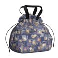 thumbnail image 1 of Pioneer Flower Floral Print Pattern Drawstring Lunch Bag Women - Drawstring Lunch Bag Insulated for Work Office - Stain-Resistant Large Lunchbags for Women with Multi-Pockets, 1 of 6