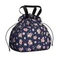 thumbnail image 1 of Pioneer Flower Floral Print Pattern Drawstring Lunch Bag Women - Drawstring Lunch Bag Insulated for Work Office - Stain-Resistant Large Lunchbags for Women with Multi-Pockets, 1 of 6
