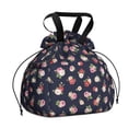 thumbnail image 1 of Pioneer Flower Floral Print Pattern Drawstring Lunch Bag Women - Drawstring Lunch Bag Insulated for Work Office - Stain-Resistant Large Lunchbags for Women with Multi-Pockets, 1 of 6