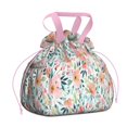 thumbnail image 1 of Pioneer Flower Floral Print Pattern Drawstring Lunch Bag Women - Drawstring Lunch Bag Insulated for Work Office - Stain-Resistant Large Lunchbags for Women with Multi-Pockets, 1 of 6