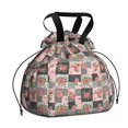 thumbnail image 1 of Pioneer Flower Floral Print Pattern Drawstring Lunch Bag Women - Drawstring Lunch Bag Insulated for Work Office - Stain-Resistant Large Lunchbags for Women with Multi-Pockets, 1 of 6