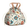 thumbnail image 1 of Pioneer Flower Floral Print Pattern Drawstring Lunch Bag Women - Drawstring Lunch Bag Insulated for Work Office - Stain-Resistant Large Lunchbags for Women with Multi-Pockets, 1 of 6