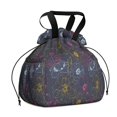 thumbnail image 1 of Pioneer Flower Floral Print Pattern Drawstring Lunch Bag Women - Drawstring Lunch Bag Insulated for Work Office - Stain-Resistant Large Lunchbags for Women with Multi-Pockets, 1 of 6