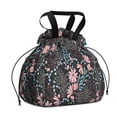 thumbnail image 1 of Pioneer Flower Floral Print Pattern Drawstring Lunch Bag Women - Drawstring Lunch Bag Insulated for Work Office - Stain-Resistant Large Lunchbags for Women with Multi-Pockets, 1 of 6
