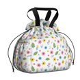 thumbnail image 1 of Pioneer Flower Floral Print Pattern Drawstring Lunch Bag Women - Drawstring Lunch Bag Insulated for Work Office - Stain-Resistant Large Lunchbags for Women with Multi-Pockets, 1 of 6