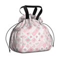 thumbnail image 1 of Pioneer Flower Floral Print Pattern Drawstring Lunch Bag Women - Drawstring Lunch Bag Insulated for Work Office - Stain-Resistant Large Lunchbags for Women with Multi-Pockets, 1 of 6