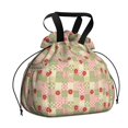 thumbnail image 1 of Pioneer Flower Floral Print Pattern Drawstring Lunch Bag Women - Drawstring Lunch Bag Insulated for Work Office - Stain-Resistant Large Lunchbags for Women with Multi-Pockets, 1 of 6
