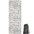 thumbnail image 1 of Pioneer Flower Floral Print Pattern Hot Yoga Mat Towel Non Slip for Hot Yoga - Quick-Drying Yoga Mat Cover with 4 Corner Pockets with Travel Bag - Hot Yoga Towel Non Slip 70"x26", 1 of 6