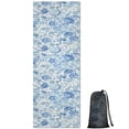 thumbnail image 1 of Pioneer Flower Floral Print Pattern Hot Yoga Mat Towel Non Slip for Hot Yoga - Quick-Drying Yoga Mat Cover with 4 Corner Pockets with Travel Bag - Hot Yoga Towel Non Slip 74"x26", 1 of 6