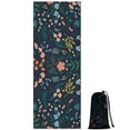 thumbnail image 1 of Pioneer Flower Floral Print Pattern Hot Yoga Mat Towel Non Slip for Hot Yoga - Quick-Drying Yoga Mat Cover with 4 Corner Pockets with Travel Bag - Hot Yoga Towel Non Slip 74"x26", 1 of 6