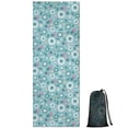 thumbnail image 1 of Pioneer Flower Floral Print Pattern Hot Yoga Mat Towel Non Slip for Hot Yoga - Quick-Drying Yoga Mat Cover with 4 Corner Pockets with Travel Bag - Hot Yoga Towel Non Slip 74"x26", 1 of 6