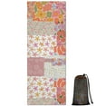 thumbnail image 1 of Pioneer Flower Floral Print Pattern Hot Yoga Mat Towel Non Slip for Hot Yoga - Quick-Drying Yoga Mat Cover with 4 Corner Pockets with Travel Bag - Hot Yoga Towel Non Slip 70"x26", 1 of 6