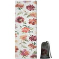 thumbnail image 1 of Pioneer Flower Floral Print Pattern Hot Yoga Mat Towel Non Slip for Hot Yoga - Quick-Drying Yoga Mat Cover with 4 Corner Pockets with Travel Bag - Hot Yoga Towel Non Slip 70"x26", 1 of 6