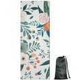 thumbnail image 1 of Pioneer Flower Floral Print Pattern Hot Yoga Mat Towel Non Slip for Hot Yoga - Quick-Drying Yoga Mat Cover with 4 Corner Pockets with Travel Bag - Hot Yoga Towel Non Slip 70"x26", 1 of 6