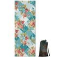 thumbnail image 1 of Pioneer Flower Floral Print Pattern Hot Yoga Mat Towel Non Slip for Hot Yoga - Quick-Drying Yoga Mat Cover with 4 Corner Pockets with Travel Bag - Hot Yoga Towel Non Slip 70"x26", 1 of 6