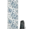 thumbnail image 1 of Pioneer Flower Floral Print Pattern Hot Yoga Mat Towel Non Slip for Hot Yoga - Quick-Drying Yoga Mat Cover with 4 Corner Pockets with Travel Bag - Hot Yoga Towel Non Slip 70"x26", 1 of 6