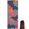 thumbnail image 1 of Pioneer Flower Floral Print Pattern Hot Yoga Mat Towel Non Slip for Hot Yoga - Quick-Drying Yoga Mat Cover with 4 Corner Pockets with Travel Bag - Hot Yoga Towel Non Slip 70"x26", 1 of 6